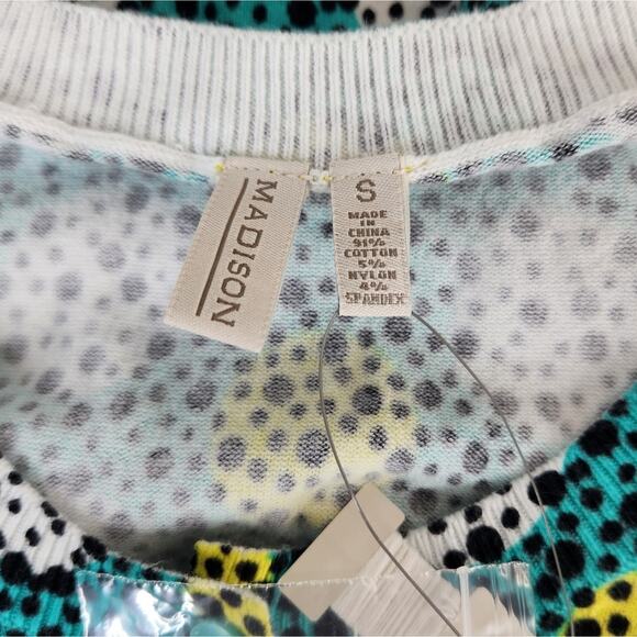 Madison Women's Cardigan Dots Sweater Size Small NWT Casual - Picture 6 of 7